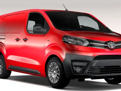 Toyota ProAce Van L1 2017 3D model