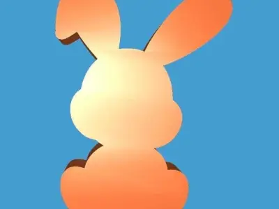 MakeIT Easter Bunny Mold 3D model