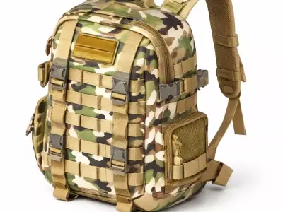 Military Tactical Backpack Combat Gear Bag 3D model