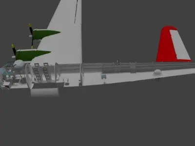 B-17 Flying Fortress Free 3D model