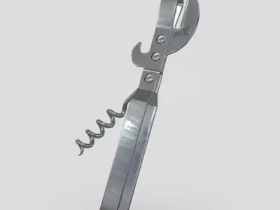 Can Opener 2 Low-poly 3D model
