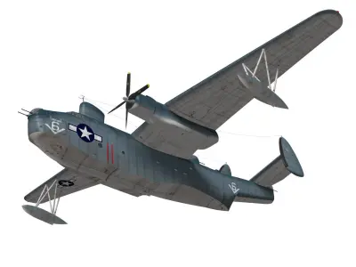 Martin PBM 5 mariner 3D model