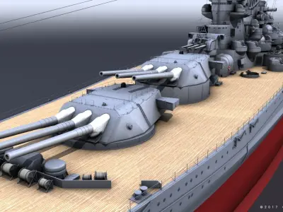 BATTLESHIPS YAMATO-MUSASHI BUNDLE 3D model