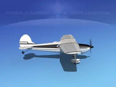 Cessna 170 V05 3D model