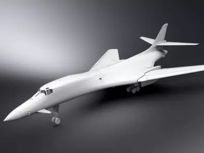 Rockwell B1 lancer Scale model 3D print model