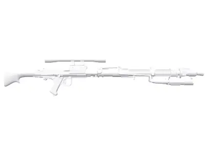 DLT-19D Blaster One-Twelfth Scale 3D print model purchase