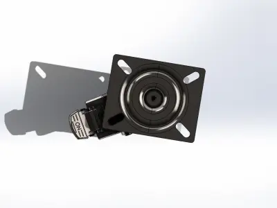 Rodizio Schioppa GL 414 PE G Wheel 3D model