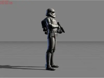 Kimmi First Order Jet Trooper Low-poly 3D model