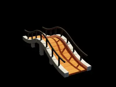 StyleCraft Bridge Free low-poly 3D model