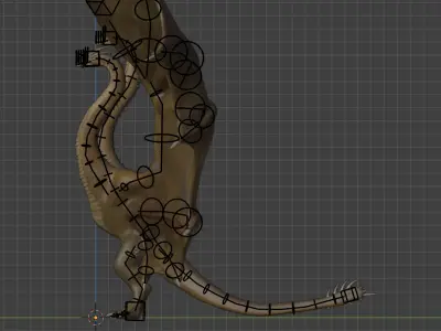 King Ghidorah Free Model Free low-poly 3D model