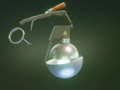 Demon Core Grenade Free low-poly 3D model