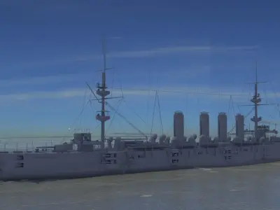 HMS Powerful Class 3D model