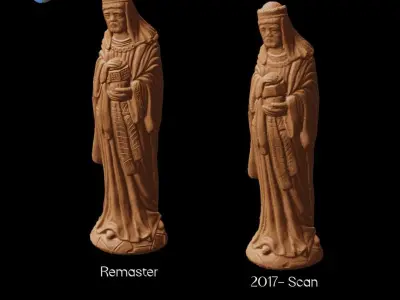 FREE Balthazar Christmas nativity crib Figurine Free 3D print model