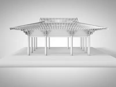 Chinese Traditional Architecture Framework 3D model