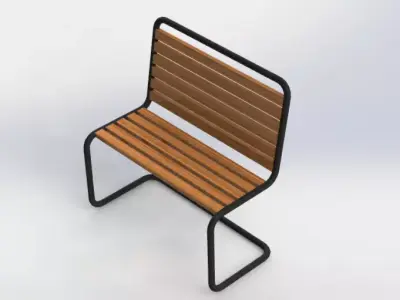 Park Bench 3D model
