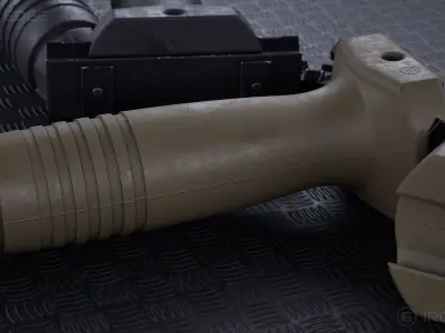 Stab Vertical Grip - AAA 3D Asset - Game Ready Low-poly 3D model