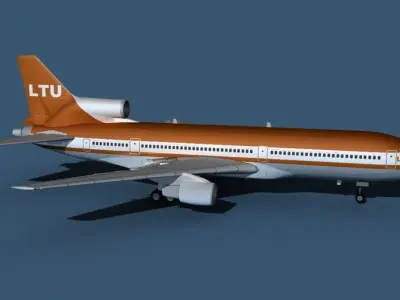 Lockheed L-1011-50 LTU 3D model