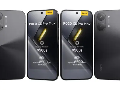 Xiaomi POCO X8 Pro Max All Colors 3D model