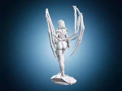 Sarah Kerrigan Statue 3D print model