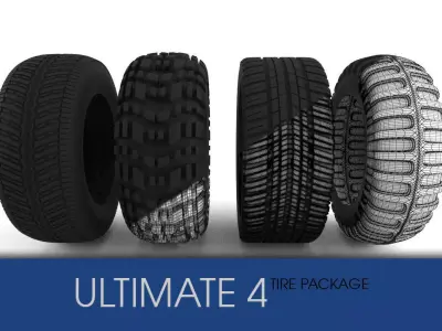 Tire pack Ultimate 4 3D model