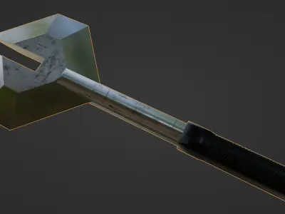 18 Weapons - Dwarf Free low-poly 3D model