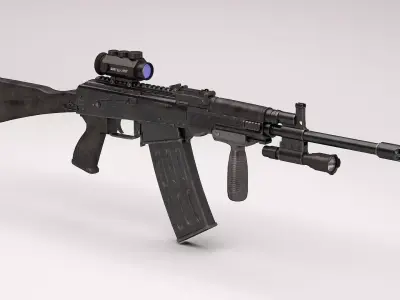 Sayga-12K rifle 3D model