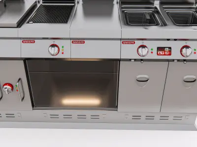 Commercial Kitchen 9 3D model