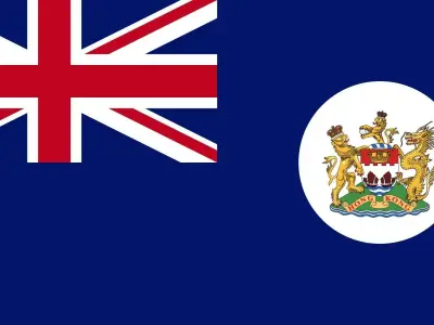 Hong Kong Culture series - British Hong Kong flag 3D model