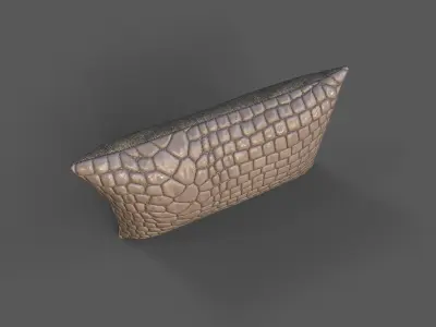 Cushion furniture Low-poly 3D model