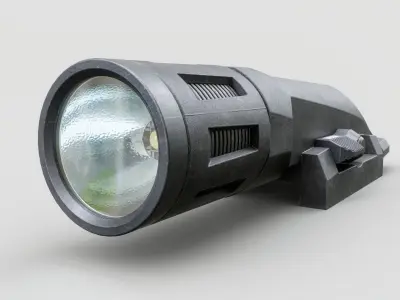 Inforce WMLx Rifle Weapon Mounted Light Low-poly 3D model