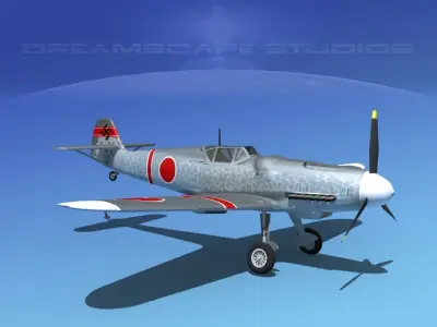 Messerschmitt BF-109 V17 3D model