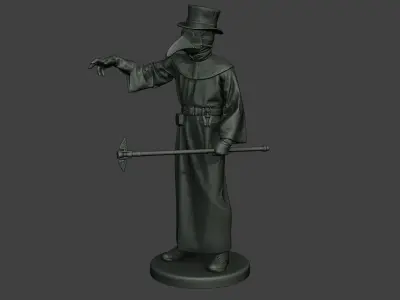 Hans Plague Doctor PDS003 3D print model