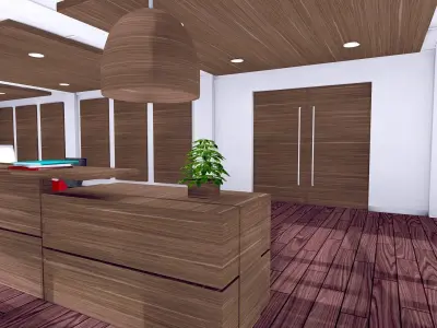 Plant Small SHC Quick Office LM Low-poly 3D model