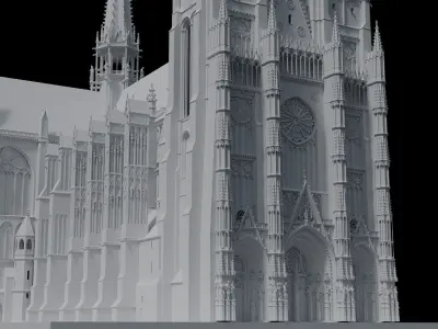 Gothic Cathedral 3D model