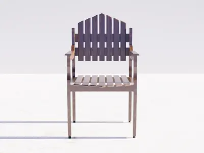 Living Room Chair 001 3D model