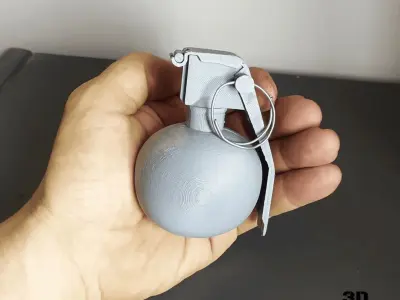 GRENADE US M-67 - STL files - 3D printing 3D print model