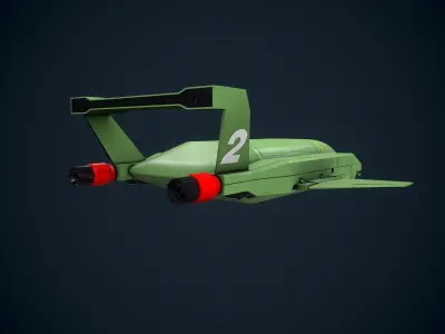 Nave Thunderbird 2 3D print model