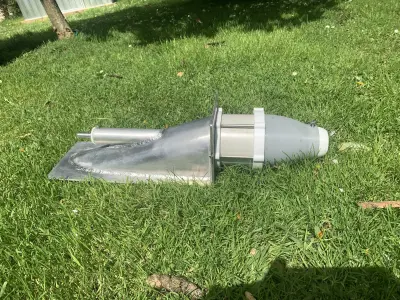 100mm jet unit no intake for free Free 3D model