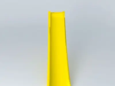 Front door emergency slide Free 3D model