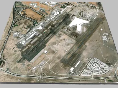  Abu Dhabi International Airport  3D model