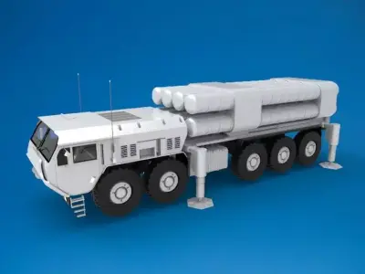 THAAD Terminal High Altitude Area Defense 3D model