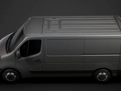 Vauxhall Movano L2H1 Van 2020 3D model