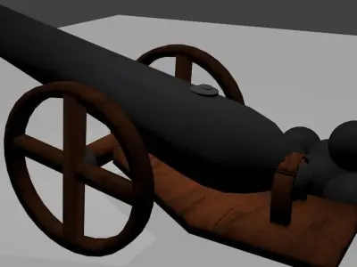 canon assassin creed pirat 3D model