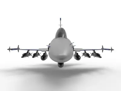 JF-17 Thunder 3D model
