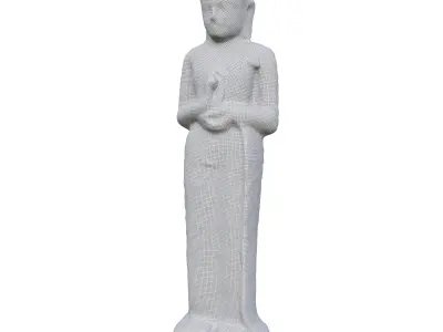 Garden sculpture Standing Buddha 3D model