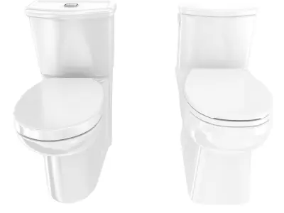 American standard contract cali toilet 3D model