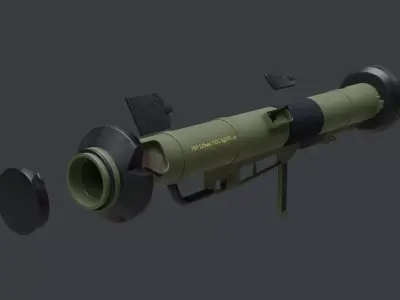 M90 Strsljen Rocket Launcher 3D model