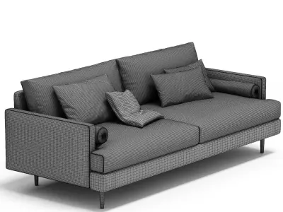 Monahan Grande Sofa 3D model