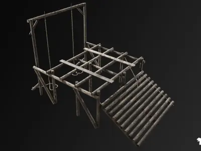 Military Exterior Pack Low-poly 3D model