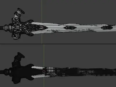 Greatsword of Artorias from Dark Souls Free 3D model